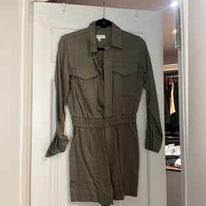 Dynamite army green romper size xs